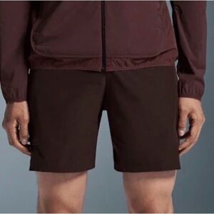 On Running Men's Dark Brown Athletic Shorts